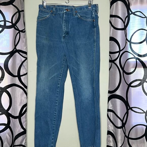 Wrangler straight leg denim jeans size 34 x 30 - Picture 1 of 13